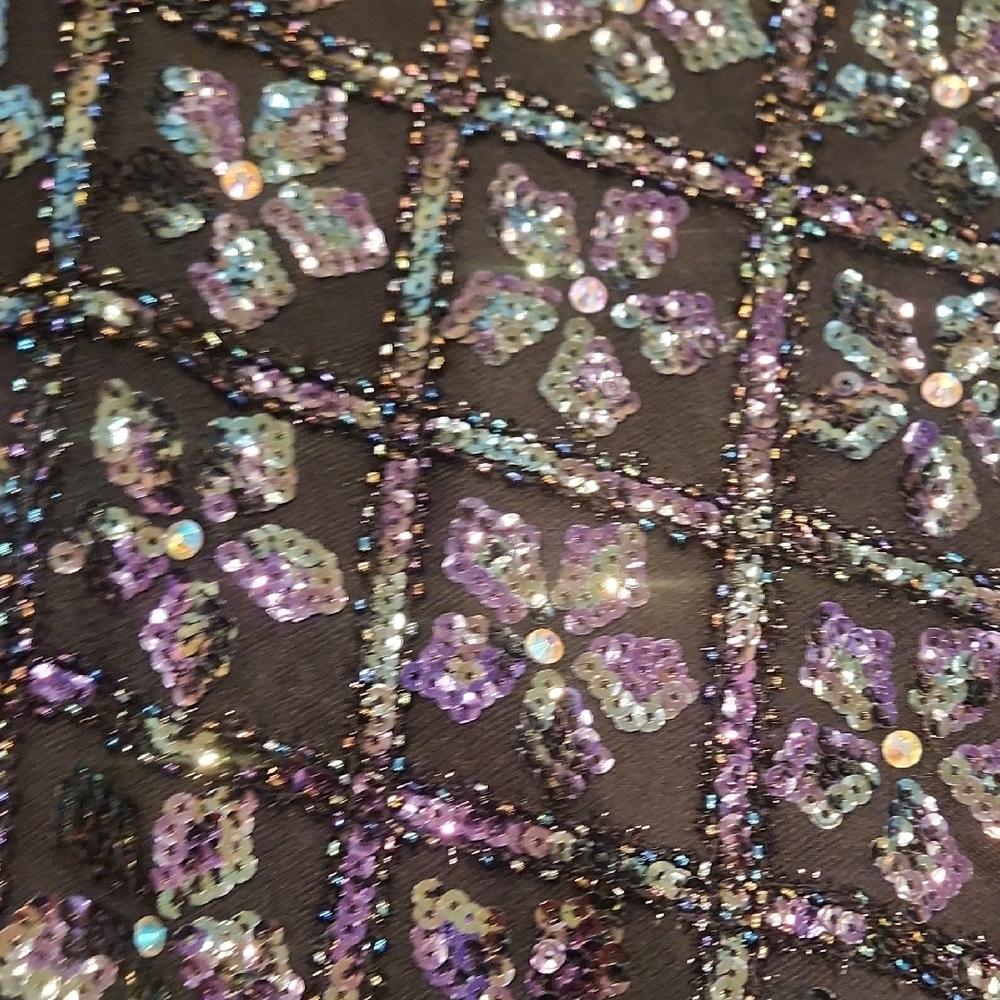 Sequin Black Dress - Picture 3 of 4